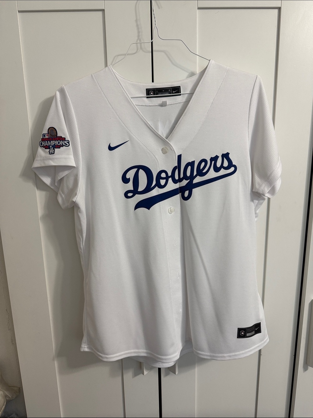 Nike World Champs 2024 Dodgers Baseball Jersey ~ Tommy Edman #25 Genuine MLB